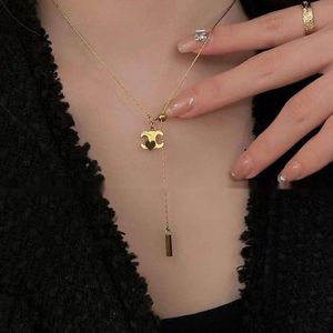 Designer Jewelry Pendant Necklaces Angelina Jolie Same Electroplating Color Protection And Adjustable Triumphal Arch Necklace. Small Luxurious Collarbone Chain