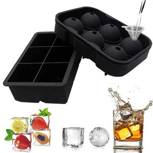 Ferramentas 06/0/8/15 grades grade grande bandeja de gelo molde alimento alimento moldes de silicone gigante bandeja quadrada de gigante bandeja de gelo de gelo Diy Home Bar Moldes de Iceball