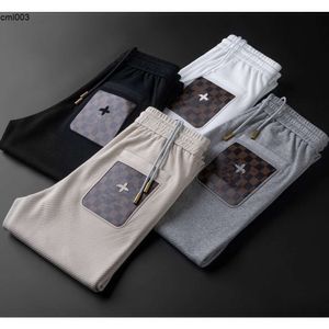 Man Pants Autumn Winter Scary Skull Print Casual Trousers Sport Jogging Designer Fashion Mens High Quality Wide Leg Letter Shui