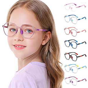 Sunglasses Anti-blue Light Kids TR90 Glasses Children Boys Girls Computer Eye Protection Eyeglasses Ultra Frame