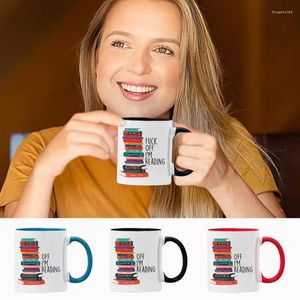 Mugs Book Lover Mug Funny Ceramic Coffee Tea Cup Bookish Gifts Collection 350 ml Reading for Reader Writers Lovers