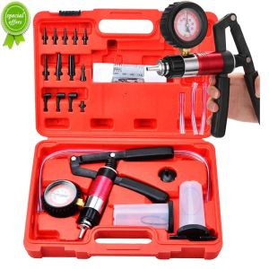 パーツ新しいハンド保有真空ポンプテスターセット真空ゲージとブレーキブリーダーキット23pcs for automotive auto diagnostictool