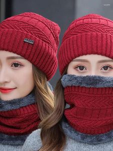 Berets Hut Frauen Winter warme wolle koreanische Version vielseitiger Herbst und Radfahrer -Ohrschutz kalter Beweis