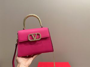 Luxus -Designer -Loco Vsling Crossbody Bag Handtasche Leder Messenger Bag Ketten Umhängetaschenklappe Geldbörse
