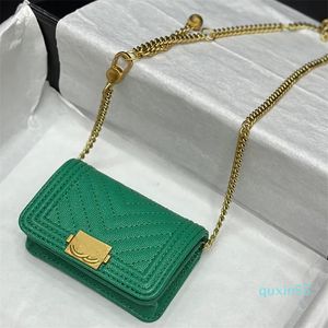 Elegancki mała kwadratowa torba skórzana Diamond Plaid Damska luksusowa cekinowa torba Złoty Łańcuch Ball Metal pojedynczy łańcuch pojedynczy crossbody