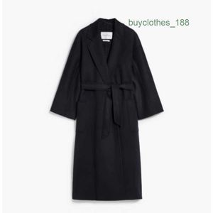 Women's Trench Coats Luxury Fashion Coat Women's Wool & Blends Designer Coat Japanese and Korean Wind Long Cashmere Overcoat Wear Maxmaras TBUO