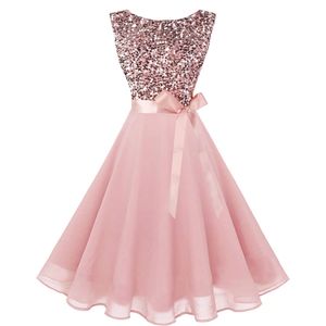 Knee-Length Homecoming Dresses Sequins Beading Chiffon Scoop Bow A-Line Plus Size Cocktail Formal Occasion Cocktail Prom Party Graudation Gowns Hc21