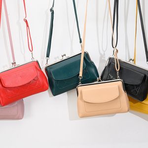 2024 New Dinner Bag Banquet Meeting Single Shoulder Crossbody Bag Fashion Small Square Bag Multi functional Phone Bag