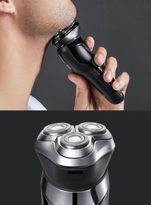 Mini Electric Shaver Men Усы для бритья борода 3 головы гибкая сухая мокрое USB -заряд