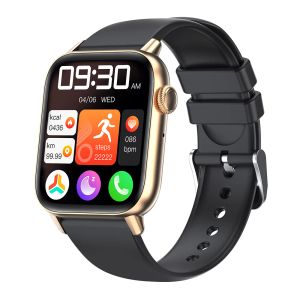 Смотреть новые QS08 Smart Watch Whate Men Men 2023 Smart Wwatch Dial Call Bluetooth Call Music Smart Clock для Android IOS Fitness Tracker Best