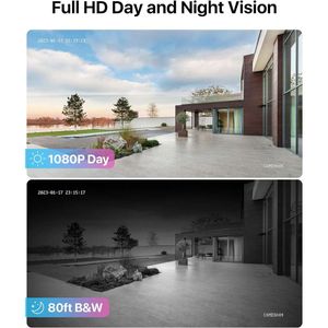 3K Lite 8ch Security Camera System Outdoor With 1TB Hard Drive AI Human Vehicle Detection Night Vision H265 8 Channel 5MP Lite Video DVR Recorder 8x1080p HD 1920tV.