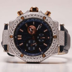 Most selling watch in custom dign crafted with natural diamonds watch perfect for men with enhanced vvs clarity