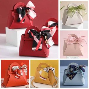 Bolsa de couro embrulhada Bolsa de couro FAVORES DE CASAMENTO CABELHA MINI BANDS BANDES BANDES BACA DE CHOCOLAGEM SACOS DE ACESSÓRIOS PROFESSORES DE FESTO