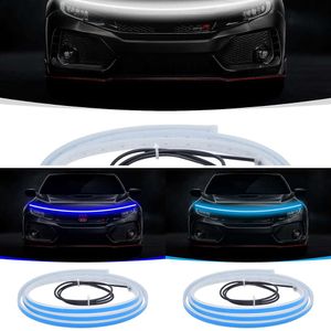 New 12V Flexible Neon Accent Strip Car Engine LED Bar Waterproof Daytime Running Hood Light