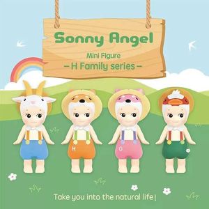 Blind box Blind Box H Family Series Mini Figures Surprise Mysterious Desired Life Kids Favorable Decoration Animal Toy Gift T240506