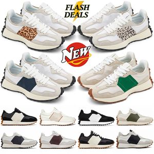 New Balance 327 Designer running shoes 327 Sea Salt vintage beige brown suede leopard print black white orange mens trainers women sneakers mens shoes【code ：L】Trainers