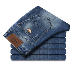 MEN039S Casual Hochqualitäts Luxusjeans New Casual Hosen Hole Loch Buchstabe gedruckte Jeans 6674651