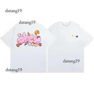 Drew Brand Designer T Shirt Summer Drawdre T Shirt Smiley Face Letter Print Graphic Loose Casual Short Sleeved Draw Draw T-Shirt Trend Smiling Shirt Harajuku 609 921