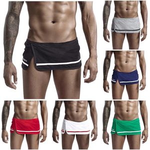 Underpants Mens Loose Towel Fabric Underwear Home Sports Running Shorts Solid Color Pants Fashion Boys' Panties Japanese Man