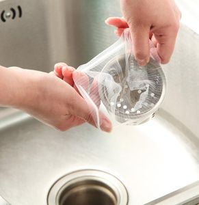 100pcs sewer water filter disposable kitchen strainer shower sink hair rubbish storage mesh bag for home restaurant8744462