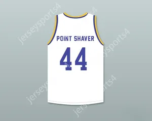 Custom nay mass jovens/crianças Anthony C Hall Tony The Point Shaver 44 Western University White Basketball Jersey com chips azuis Patch Top Stitched S-6xl