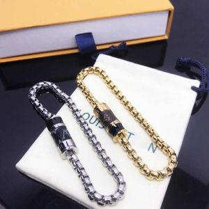 Designer Cuban chain bracelet luxury bracelets High quality Stainless steel letter charm bracelet men bracelets fashion trend women classic jewelry gift