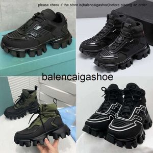 Pradshoes 2022 Prades Cloudbust Thunder Sneakers Buty Platforma Buty Runner Trainer Bute Knit Tkanina Niska jasna guma Cloudbust Thunder Mens Woman Nowa