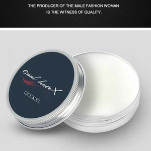 Pomades encanta um creme de penteado nutritivo para tipos.Acabamento fosco de cera masculina natural Q240506