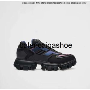 pradshoes sko par casual prades lyx varumärken p sneakers låg toppmolnbust åskande sneaker utomhus promenader löpare tränare storlek 35-46