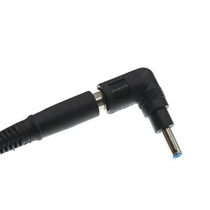 2024 NEW NEW Right Angle Connector 7.4/5.0mm To 4.5/3.0mm DC Power Charger for HP Dell Blue Tips Copper Core Laptop Adapterfor Blue Tips