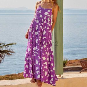 فستان مصمم جديد الربيع/الصيف فستان نسائي مطبوع مع فستان شاطئ العطلة بالإضافة إلى فساتين الحجم