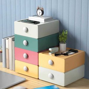 Förvaringslådor BINS 1 Stackbar plastlåda Box Desktop Organisator Office Stationery Storage Home Cosmetics Sundries Container Q240506