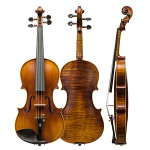 Advanced Violin V07B Retro Matt Oil Varnish One-piece Flame Maple Back