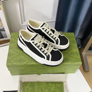 Designer Luxury Trims Fabric thick-soled Shoes Women Casual Shoes high top Letter High-quality Sneaker Italy 1977 Beige Ebony Canvas Tennis Shoe 5.7 07