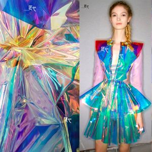 Magic Color TPU/ 7 Kolor Transparent Laser Trench Work Ostrocie Tło Tło PVC Designer Designer Designer