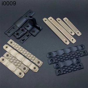 Originaltillbehör Taktisk airsoft 4st/set M-Lok Handguard Rail Panel Cover Handel Blocking Kit Keymod Hunting