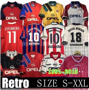 Retro -Trikots 94 95 96 97 98 99 00 01 2010 Maradona Final Elber Pizarro Scholl Klinsmann Matthaut 1997 1999 Lizarazu Müller Robben Schweinsteier Klose Bayern Munich 8