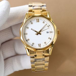 Klassisk herrsportstil klockor högkvalitativa designer armbandsur ljus lyxiga affärs armbandsur 41 mm par klocka