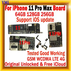 Zappers Full Working for iPhone 11 Pro Max Motherboard Original Unlocked Clean iCloud Logic Board Full Chips Support iOS Update 64G 128G