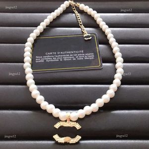Ожерелье eefs Жемчужно-дизайнерское ожерелья для штрих подвесной ожерелье C-буквы медного сплава пара ювелирные аксессуары