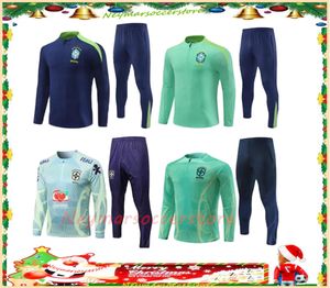 24 25 Jersey de futebol do tracksuit brasil