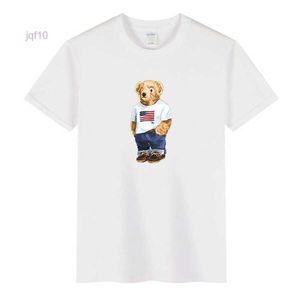 Marke Bär Polo -Hemden Herren T -Shirts Designer Shirt Sports Sommer Baumwollmode Frauen Tees schwarze weiße Kleidung A0v4