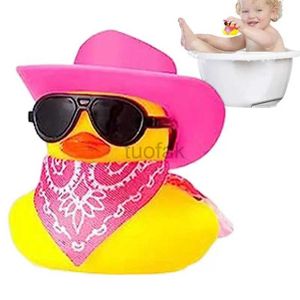 Bath Toys Rubber Duck For Car Bath Toy Floater Duck Sunglass Car Duck For Dashboard Bath Toy Floater Duck Car Accessories Goody Bag Filler d240507