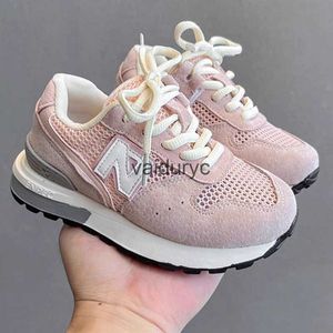 Sneakers Childrens Forrest Gump Shoes 2024 Spring and Autumn New Girls NB Single Baby Casual Dad Boys Soft Sole Sports H240507