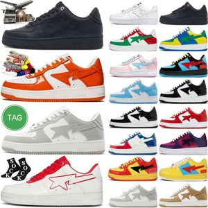 Nigo Designer Casual Shoes Мужчины женщины черная панда SK8 SC8 Low Shoes