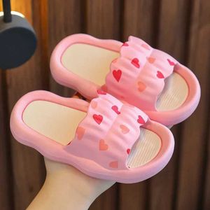 Slipper Kids Pantoffeln Sommer Anti Slip Innenhäuser Hausschuhe Love Eva Girls Schuhe Süßes Prinzessin Beach Schuhe weiche Sohle Badezimmerrutsche