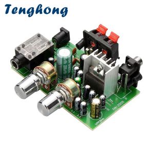 Усилители Tenghong 1pcs Mini Sound усилитель 20W*2 2.0 канал Power Audio Amplifiers DC12V Усилитель микрофона Стерео амплификадор