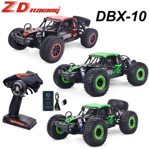 Cars ZD Racing Rocket DBX10 1/10 RC Car Desert Truck 4WD RTR Fernbedienungsrahmen Off Road Buggy Pinsel ohne RC -Fahrzeuge