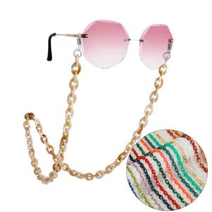 Brillenketten Ketten Teamer Acryl Sonnenbrille Kette Frauen Männer Hänge Brille Kette Brille Nordhalter Halsgurt Maske Lanyard Eyewear Accessoires