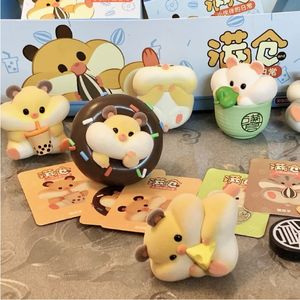 Genuine Man Cang Blind Box With Little Buddy Hamster Series Caig Ciega Suprise Bag Model Anime Figure Collection Decorat Xmas 240426